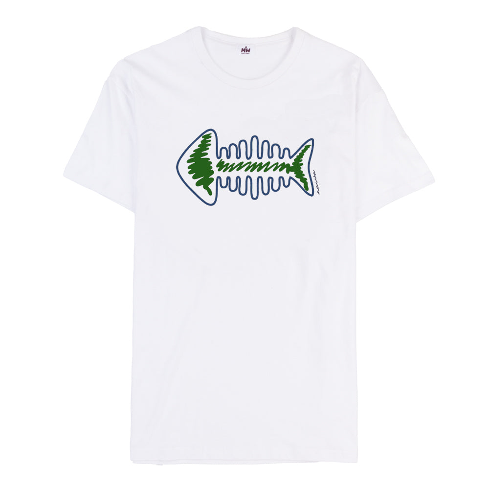 Camiseta Olas verde